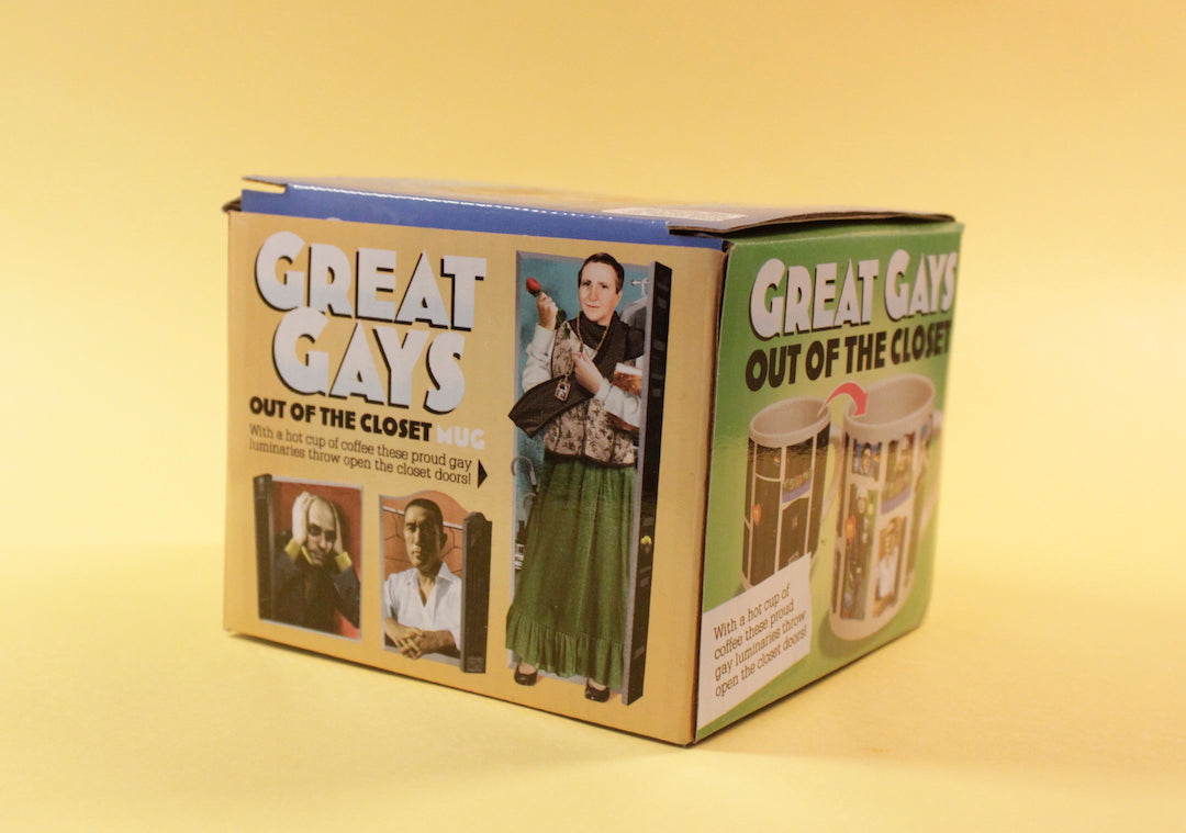 Tazza magica "Great Gays of History" confezione