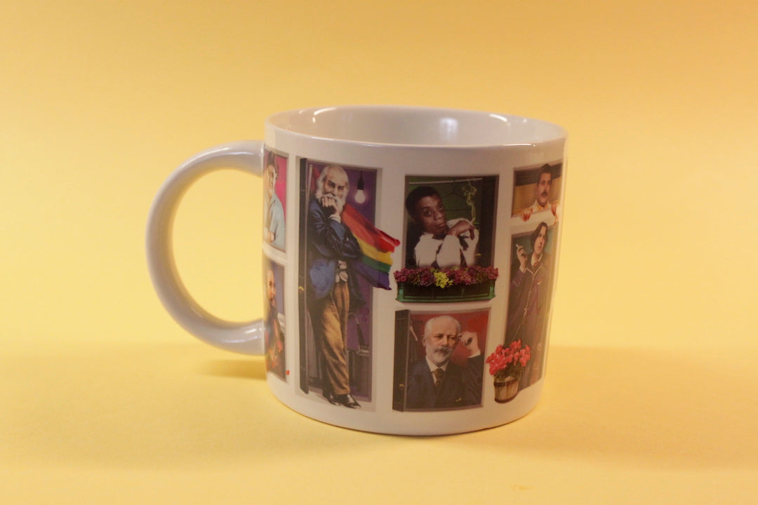 Tazza magica "Great Gays of History"